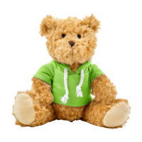 Knuffel Teddybeer Hoodie met bedrukking
