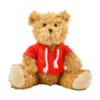 Knuffel Teddybeer Hoodie met bedrukking